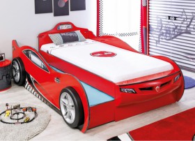 CARBED Кровать-машина Coupe с выдвижной кроватью Red 20.03.1306.00 в Томске - tomsk.katalogmebeli.com | фото