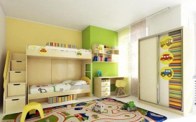 Детская комната Клаксон (Бежевый/корпус Клен) в Томске - tomsk.katalogmebeli.com | фото 3