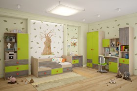 Детская комната Пуговка в Томске - tomsk.katalogmebeli.com | фото 1