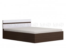 Ким кровать 1,6 (Венге/белый глянец) в Томске - tomsk.katalogmebeli.com | фото