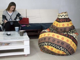 Кресло-груша Большое-Африка в Томске - tomsk.katalogmebeli.com | фото 4