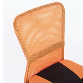 Кресло компактное BRABIX Smart MG-313 (черный, оранжевый) в Томске - tomsk.katalogmebeli.com | фото 4