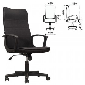 Кресло офисное BRABIX Delta EX-520 (черный) в Томске - tomsk.katalogmebeli.com | фото 1