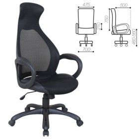 Кресло офисное BRABIX Genesis EX-517 (черное) в Томске - tomsk.katalogmebeli.com | фото