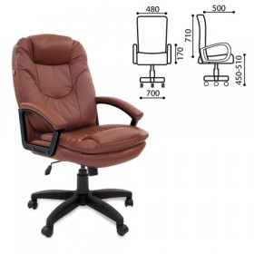 Кресло офисное BRABIX Trend EX-568 (коричневый) в Томске - tomsk.katalogmebeli.com | фото