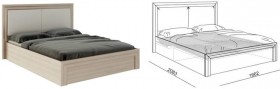 Кровать 1,6 Глэдис (М32) с подъемным механизмом Распродажа в Томске - tomsk.katalogmebeli.com | фото 2