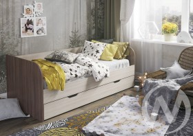 Кровать детская Балли 2-х уровневая (шимо темный/шимо светлый) в Томске - tomsk.katalogmebeli.com | фото