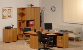 Мебель для персонала Рубин 42 Светлый миланский орех в Томске - tomsk.katalogmebeli.com | фото 2