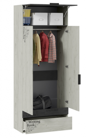 Шкаф комбинированный для одежды «Оксфорд-2» в Томске - tomsk.katalogmebeli.com | фото 2