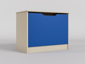 Ящик для игрушек Скай (Синий/корпус Клен) в Томске - tomsk.katalogmebeli.com | фото